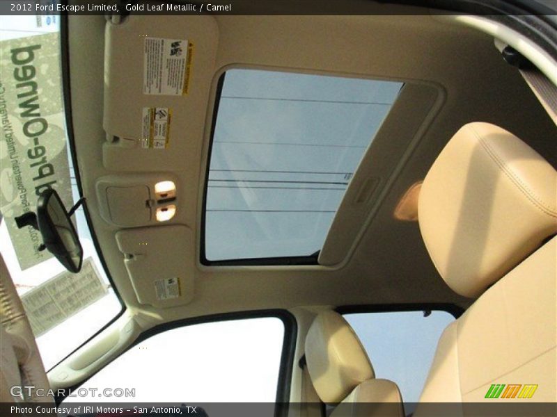 Gold Leaf Metallic / Camel 2012 Ford Escape Limited
