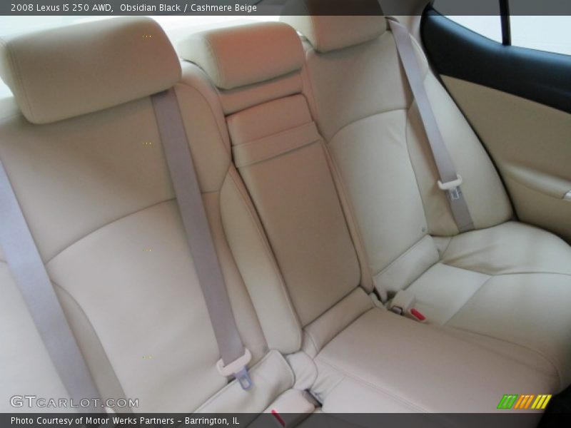 Obsidian Black / Cashmere Beige 2008 Lexus IS 250 AWD
