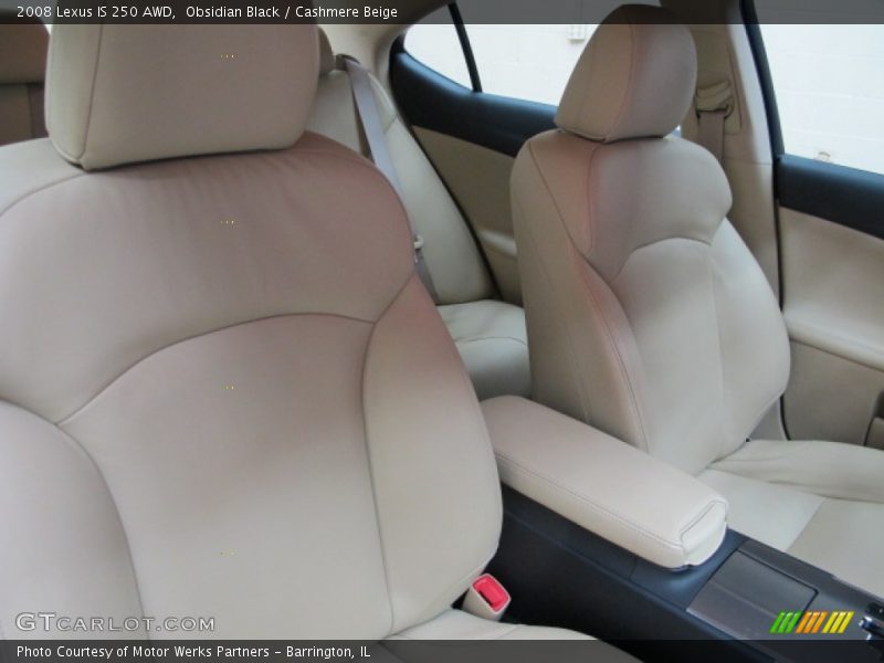 Obsidian Black / Cashmere Beige 2008 Lexus IS 250 AWD