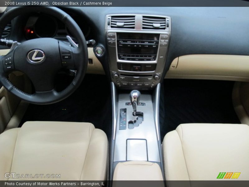 Obsidian Black / Cashmere Beige 2008 Lexus IS 250 AWD