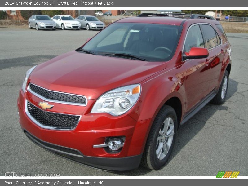 Crystal Red Tintcoat / Jet Black 2014 Chevrolet Equinox LT