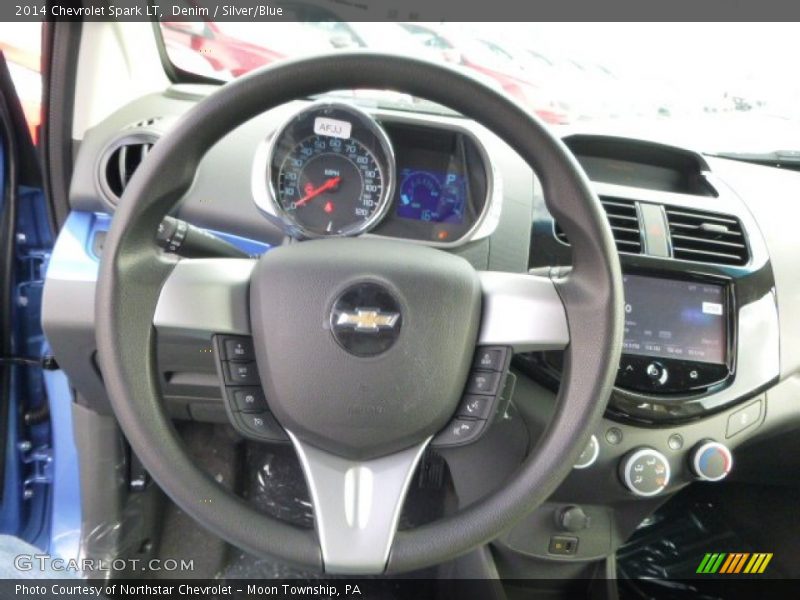 Denim / Silver/Blue 2014 Chevrolet Spark LT