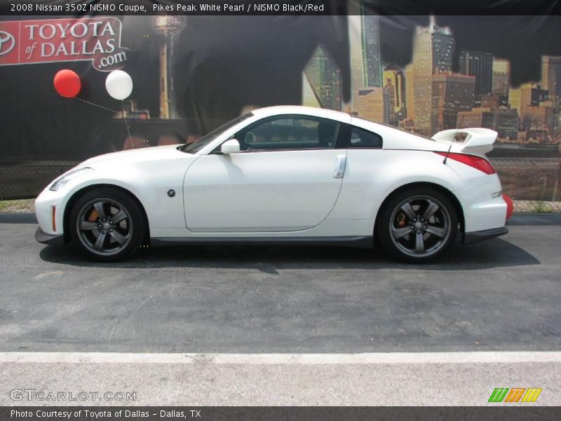 Pikes Peak White Pearl / NISMO Black/Red 2008 Nissan 350Z NISMO Coupe