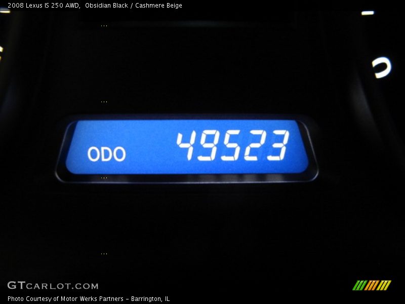 Obsidian Black / Cashmere Beige 2008 Lexus IS 250 AWD