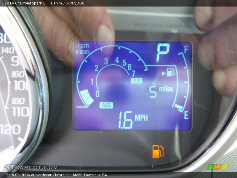 Denim / Silver/Blue 2014 Chevrolet Spark LT