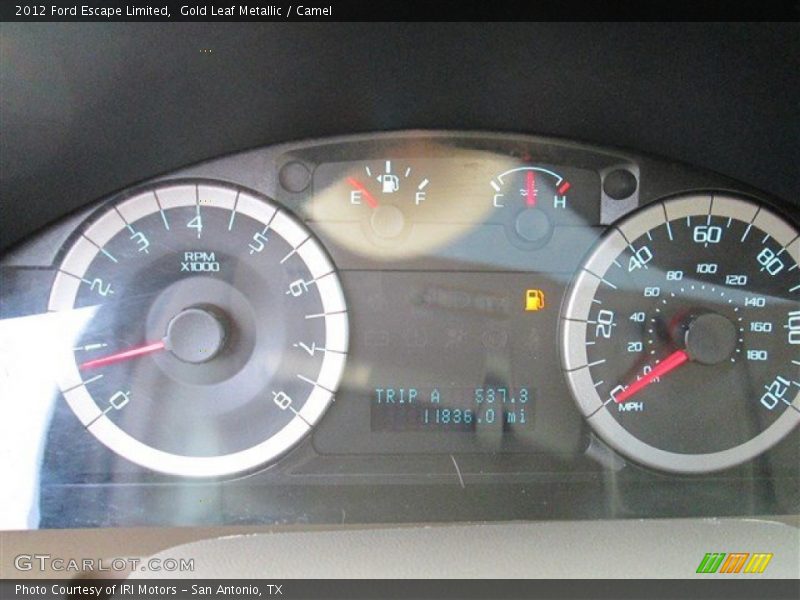 Gold Leaf Metallic / Camel 2012 Ford Escape Limited