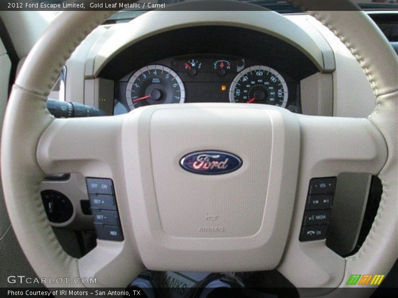 Gold Leaf Metallic / Camel 2012 Ford Escape Limited