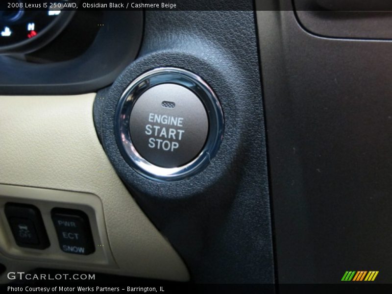 Obsidian Black / Cashmere Beige 2008 Lexus IS 250 AWD