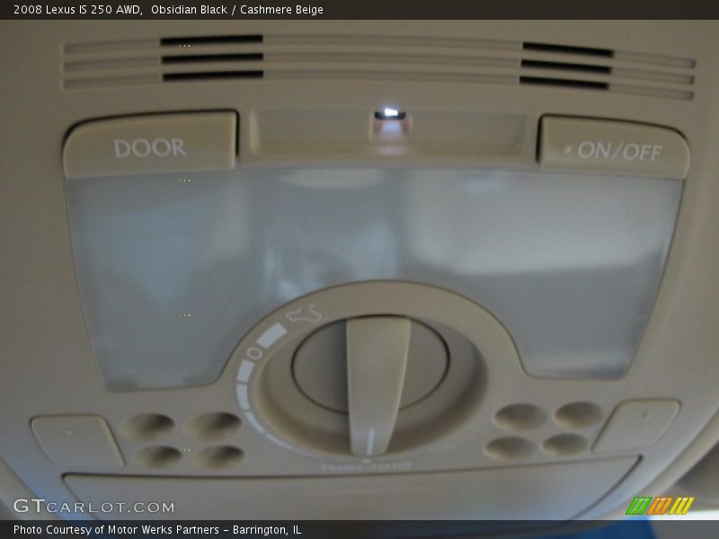 Obsidian Black / Cashmere Beige 2008 Lexus IS 250 AWD