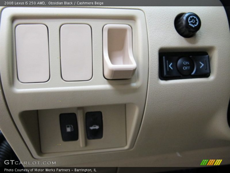 Obsidian Black / Cashmere Beige 2008 Lexus IS 250 AWD
