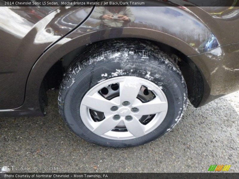 Mocha Bronze Metallic / Jet Black/Dark Titanium 2014 Chevrolet Sonic LS Sedan