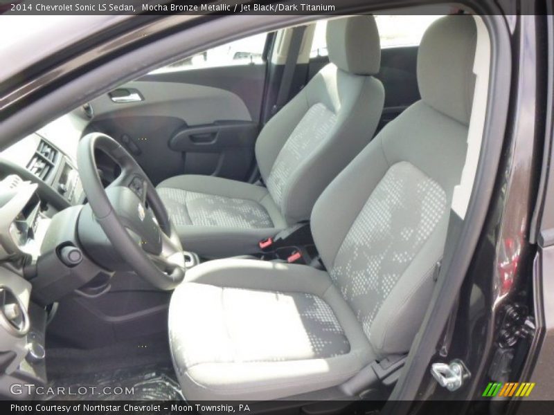 Front Seat of 2014 Sonic LS Sedan