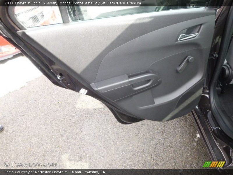 Mocha Bronze Metallic / Jet Black/Dark Titanium 2014 Chevrolet Sonic LS Sedan