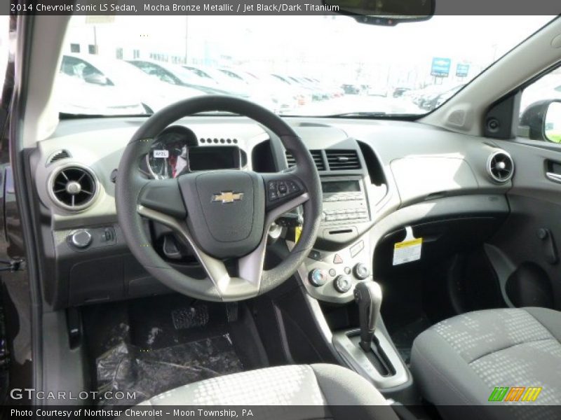 Jet Black/Dark Titanium Interior - 2014 Sonic LS Sedan 