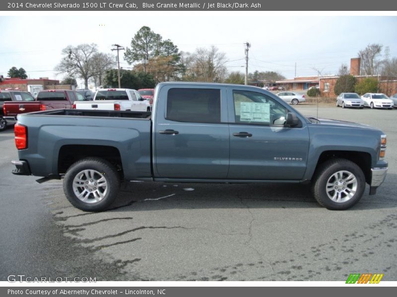 Blue Granite Metallic / Jet Black/Dark Ash 2014 Chevrolet Silverado 1500 LT Crew Cab