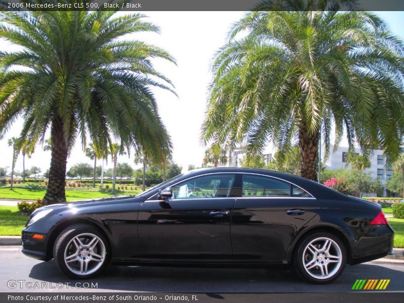 Black / Black 2006 Mercedes-Benz CLS 500