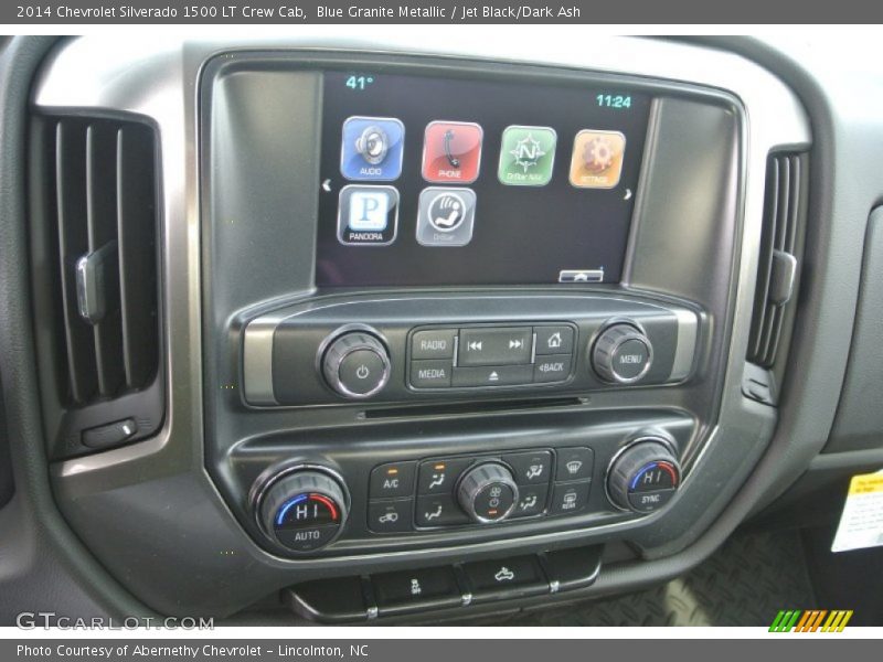Blue Granite Metallic / Jet Black/Dark Ash 2014 Chevrolet Silverado 1500 LT Crew Cab