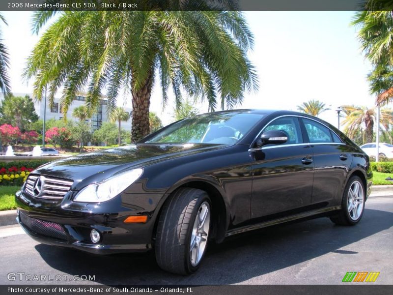 Black / Black 2006 Mercedes-Benz CLS 500