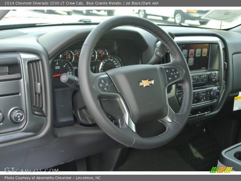 Blue Granite Metallic / Jet Black/Dark Ash 2014 Chevrolet Silverado 1500 LT Crew Cab