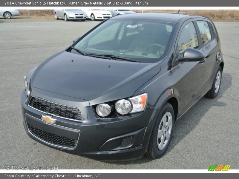 Ashen Gray Metallic / Jet Black/Dark Titanium 2014 Chevrolet Sonic LS Hatchback