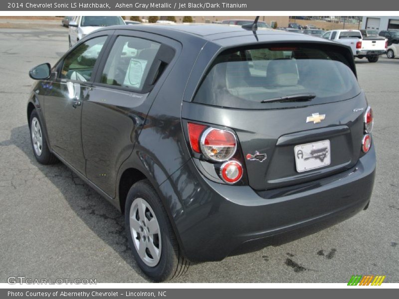 Ashen Gray Metallic / Jet Black/Dark Titanium 2014 Chevrolet Sonic LS Hatchback