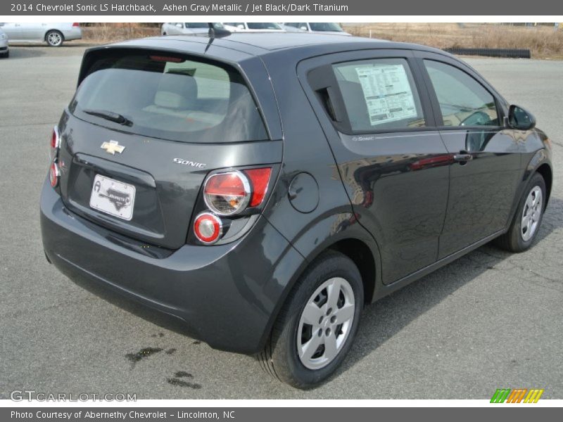 Ashen Gray Metallic / Jet Black/Dark Titanium 2014 Chevrolet Sonic LS Hatchback