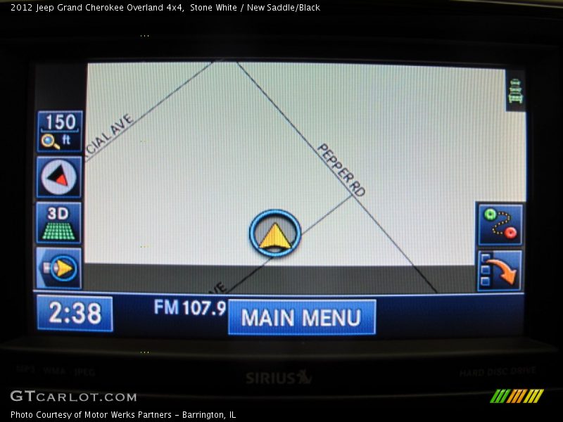 Stone White / New Saddle/Black 2012 Jeep Grand Cherokee Overland 4x4