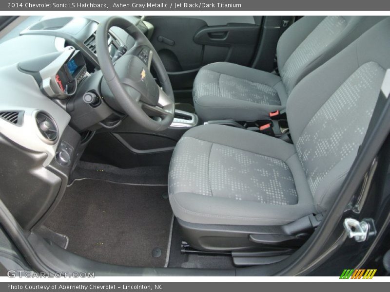 Ashen Gray Metallic / Jet Black/Dark Titanium 2014 Chevrolet Sonic LS Hatchback