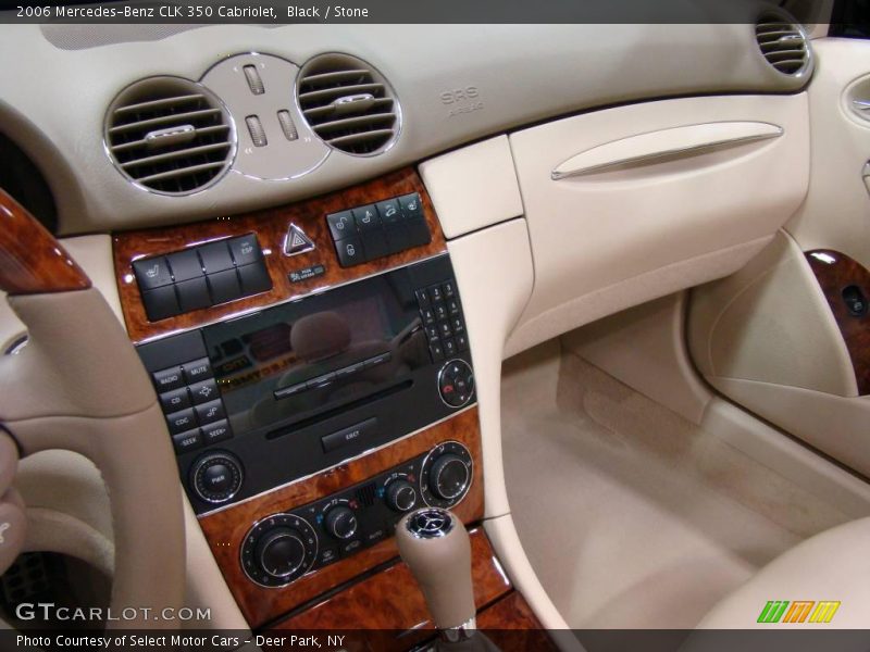 Black / Stone 2006 Mercedes-Benz CLK 350 Cabriolet