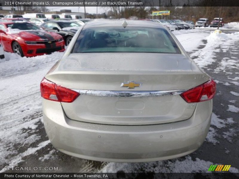 Champagne Silver Metallic / Jet Black/Dark Titanium 2014 Chevrolet Impala LS