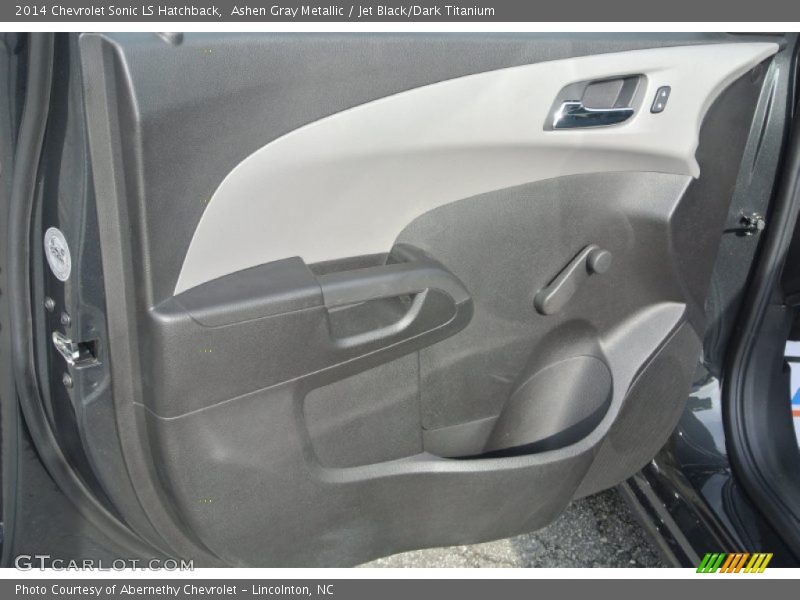 Ashen Gray Metallic / Jet Black/Dark Titanium 2014 Chevrolet Sonic LS Hatchback