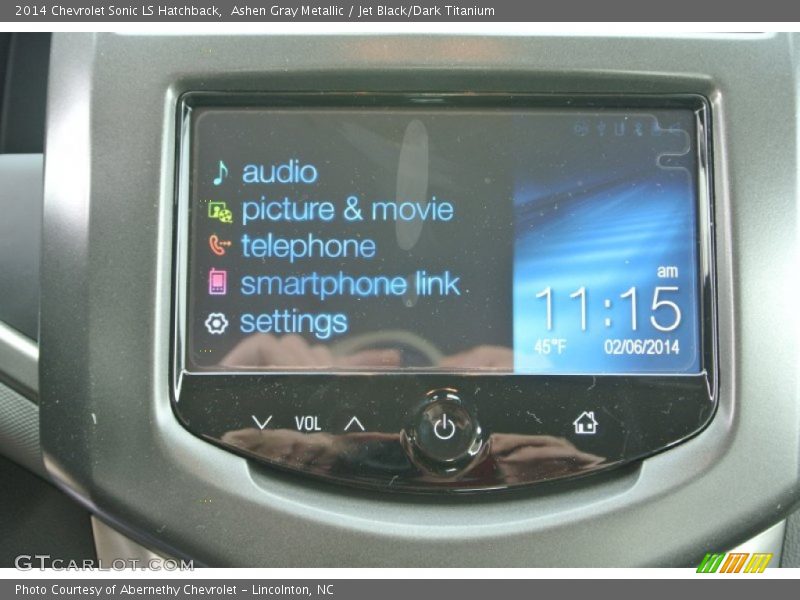 Ashen Gray Metallic / Jet Black/Dark Titanium 2014 Chevrolet Sonic LS Hatchback