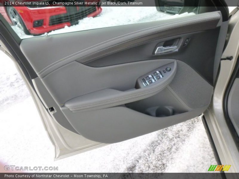 Champagne Silver Metallic / Jet Black/Dark Titanium 2014 Chevrolet Impala LS