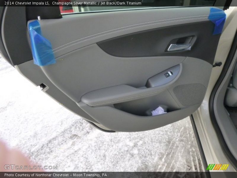 Champagne Silver Metallic / Jet Black/Dark Titanium 2014 Chevrolet Impala LS