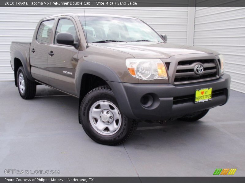 Pyrite Mica / Sand Beige 2010 Toyota Tacoma V6 PreRunner Double Cab