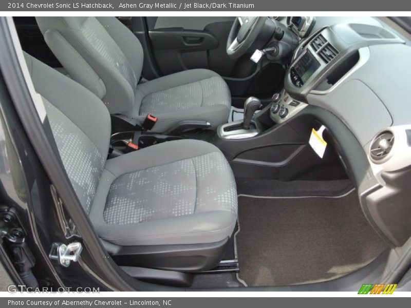 Ashen Gray Metallic / Jet Black/Dark Titanium 2014 Chevrolet Sonic LS Hatchback