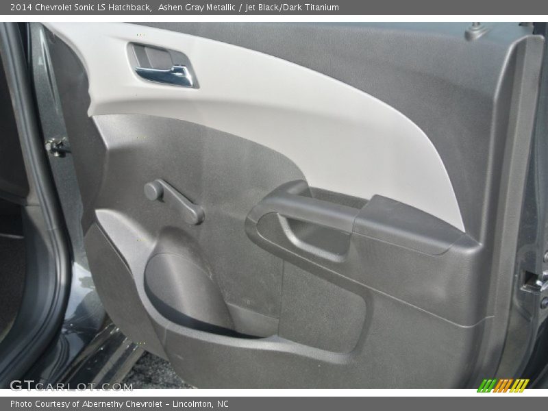 Ashen Gray Metallic / Jet Black/Dark Titanium 2014 Chevrolet Sonic LS Hatchback