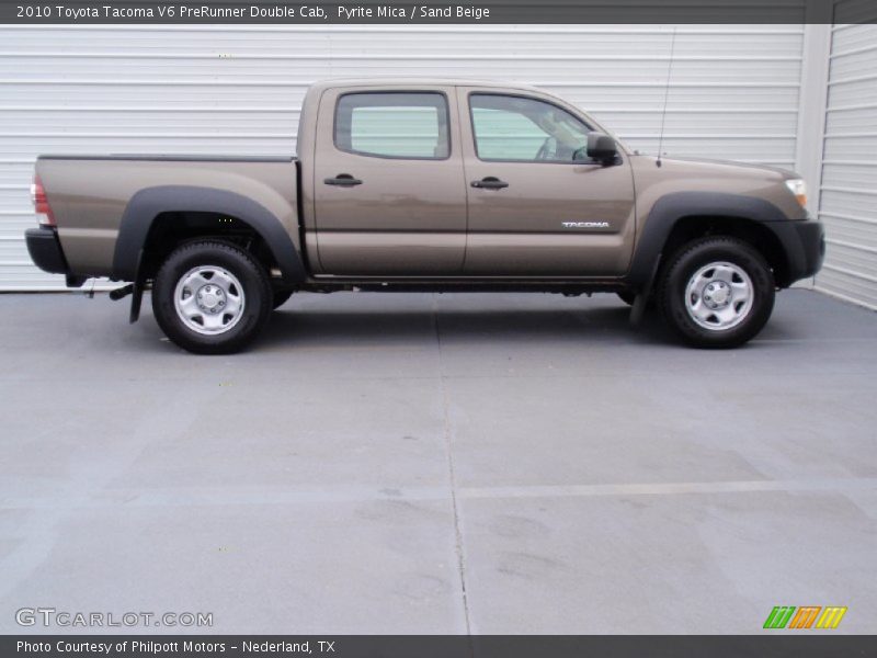 Pyrite Mica / Sand Beige 2010 Toyota Tacoma V6 PreRunner Double Cab