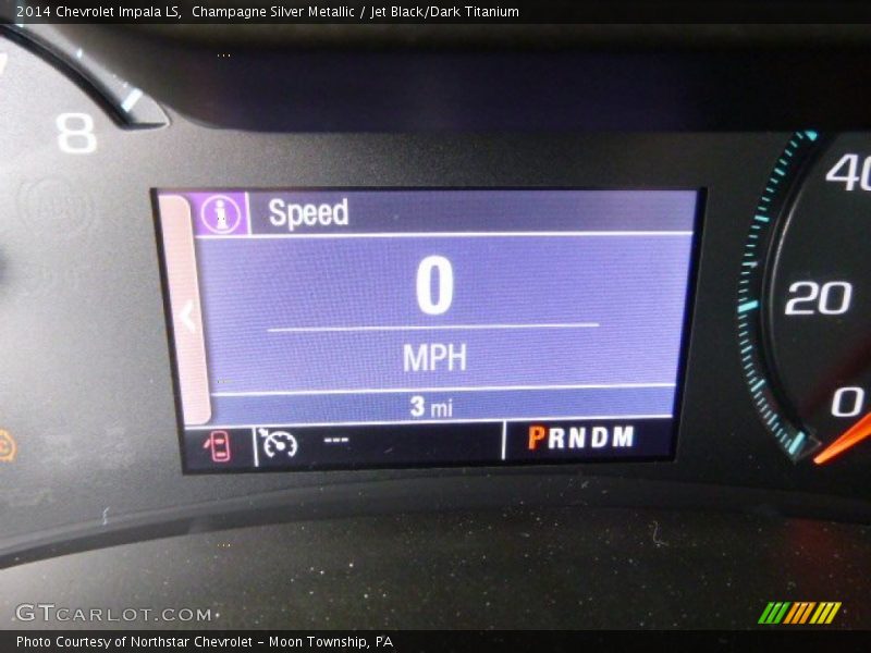 Champagne Silver Metallic / Jet Black/Dark Titanium 2014 Chevrolet Impala LS