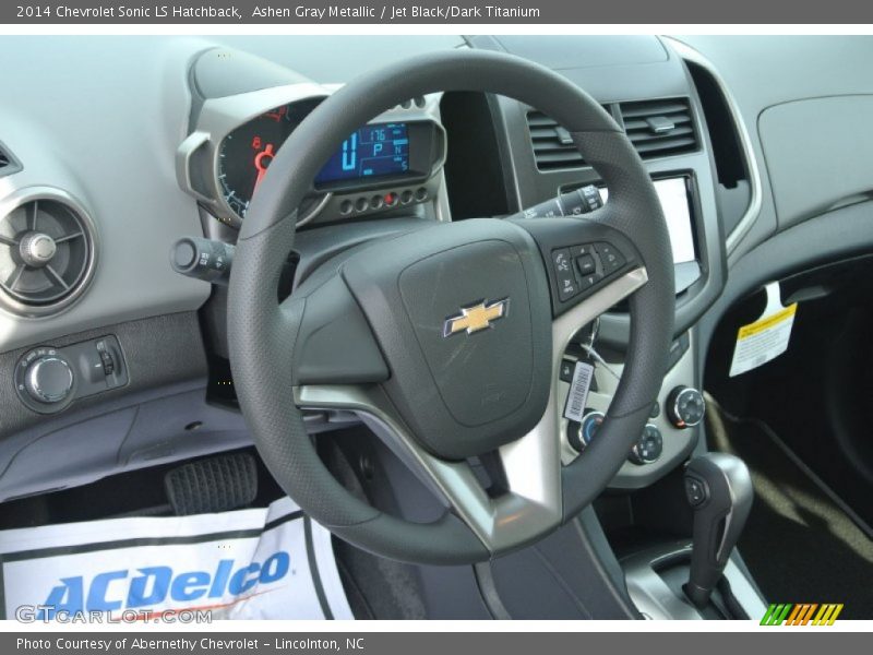 Ashen Gray Metallic / Jet Black/Dark Titanium 2014 Chevrolet Sonic LS Hatchback