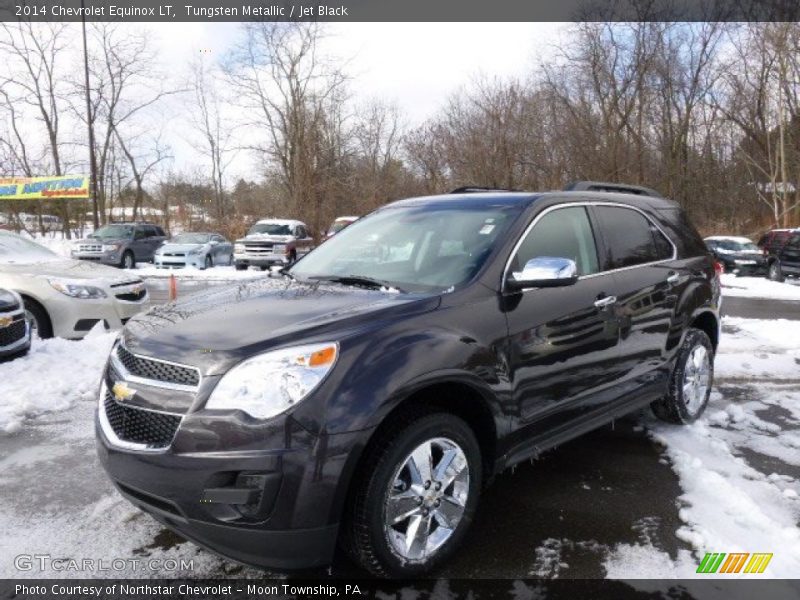 Tungsten Metallic / Jet Black 2014 Chevrolet Equinox LT