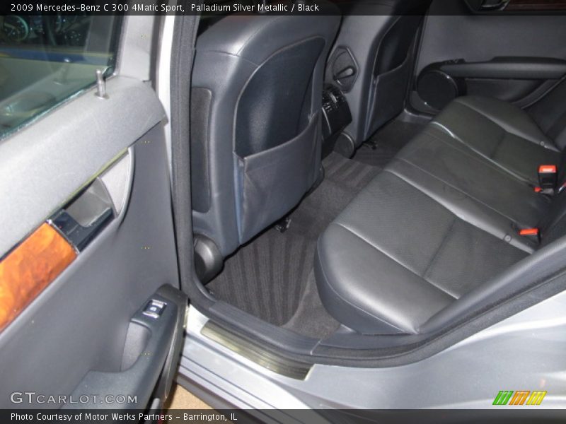 Palladium Silver Metallic / Black 2009 Mercedes-Benz C 300 4Matic Sport
