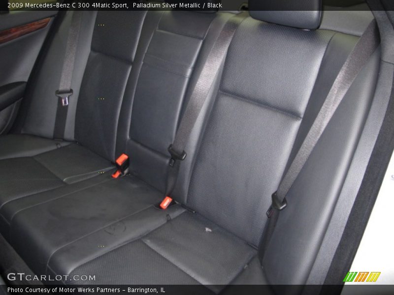 Palladium Silver Metallic / Black 2009 Mercedes-Benz C 300 4Matic Sport