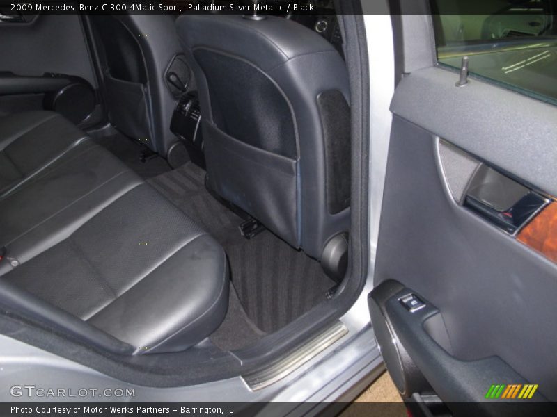 Palladium Silver Metallic / Black 2009 Mercedes-Benz C 300 4Matic Sport