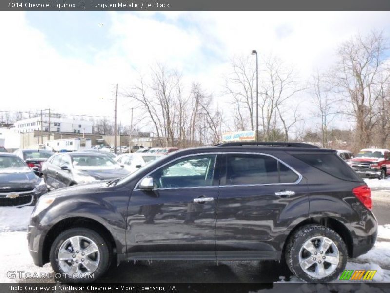 Tungsten Metallic / Jet Black 2014 Chevrolet Equinox LT