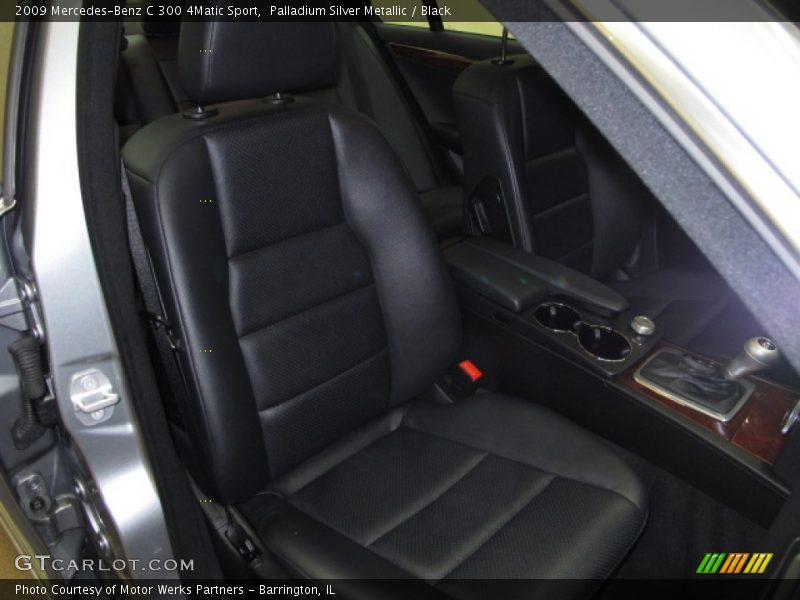 Palladium Silver Metallic / Black 2009 Mercedes-Benz C 300 4Matic Sport