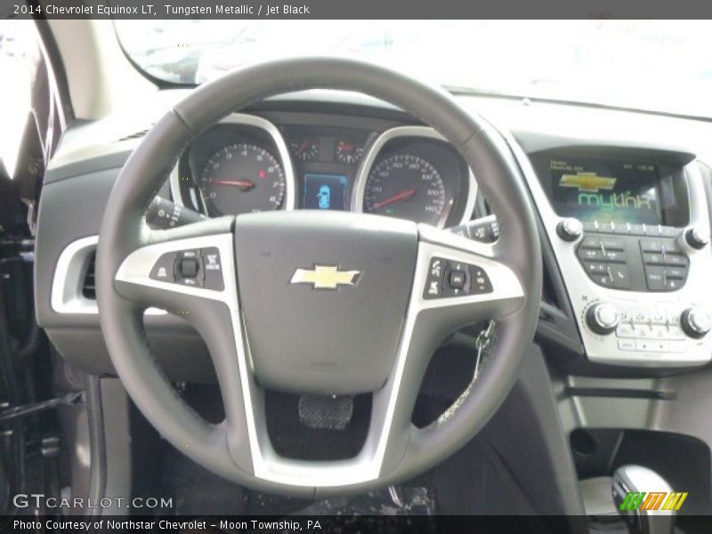 Tungsten Metallic / Jet Black 2014 Chevrolet Equinox LT