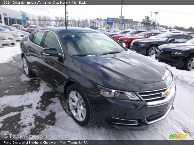 Ashen Gray Metallic / Jet Black 2014 Chevrolet Impala LT