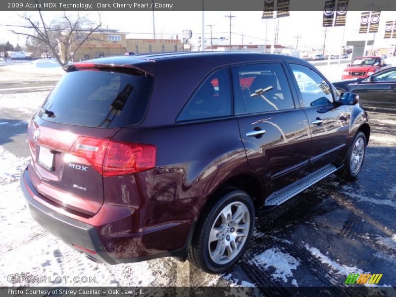 Dark Cherry Pearl / Ebony 2009 Acura MDX Technology