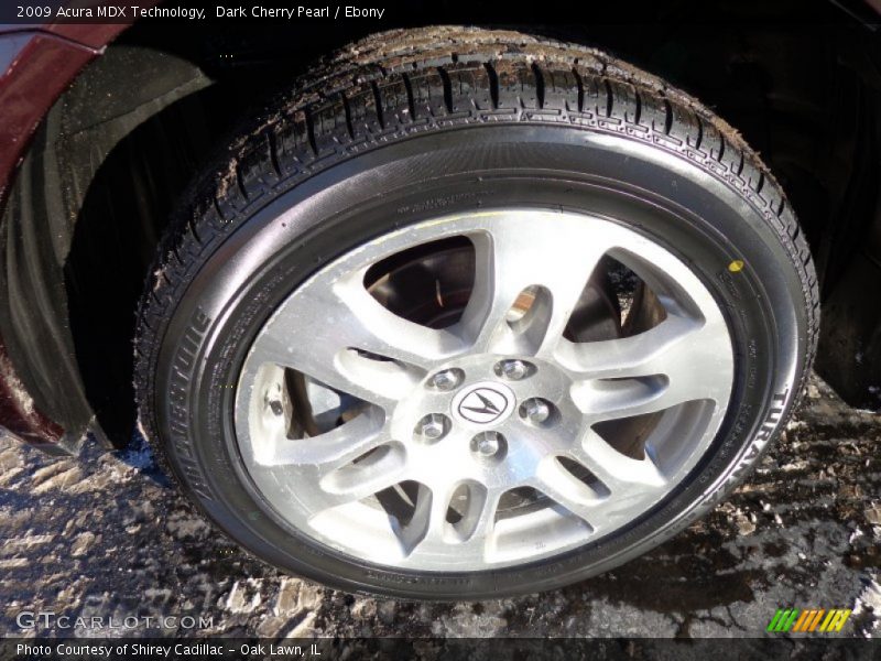 Dark Cherry Pearl / Ebony 2009 Acura MDX Technology